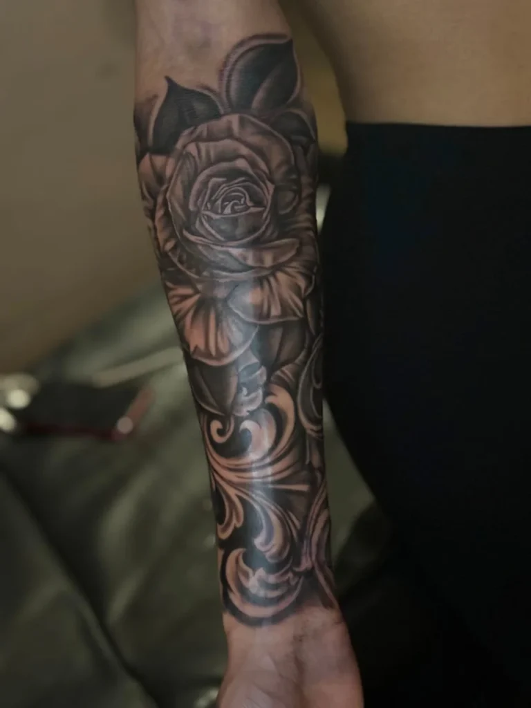 Valor Ink black ink tattoo