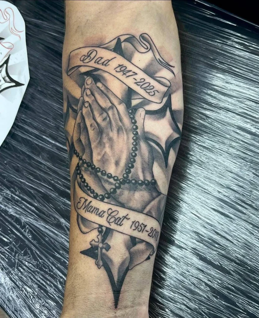 Valor Ink blacklist tattoo in Freindswood shop